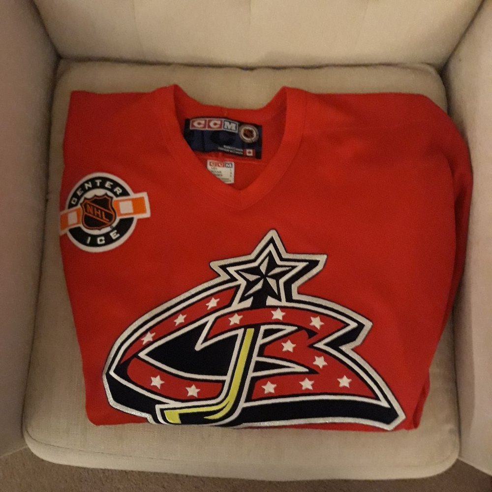 Men's CCM Columbus Blue Jackets Hockey Jersey Size Large - Picture 3 of 4